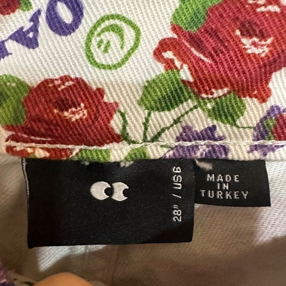 Lazy Oaf Blooming Marvellous Pants I Size 6 - Picture 9 of 9